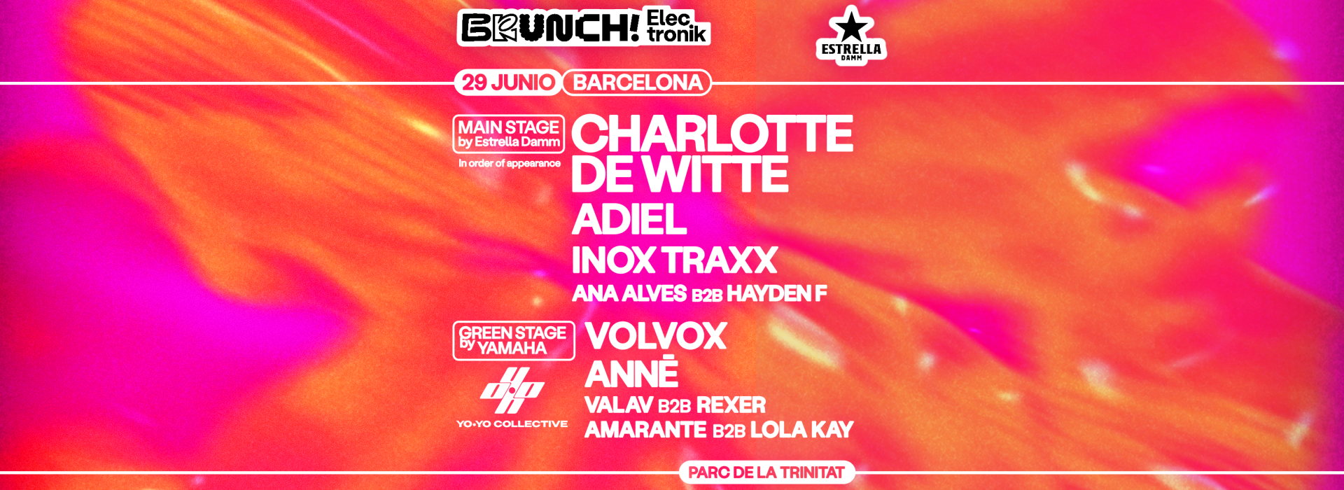 Charlotte de Witte - 29 Junio - Parc de la Trinitat