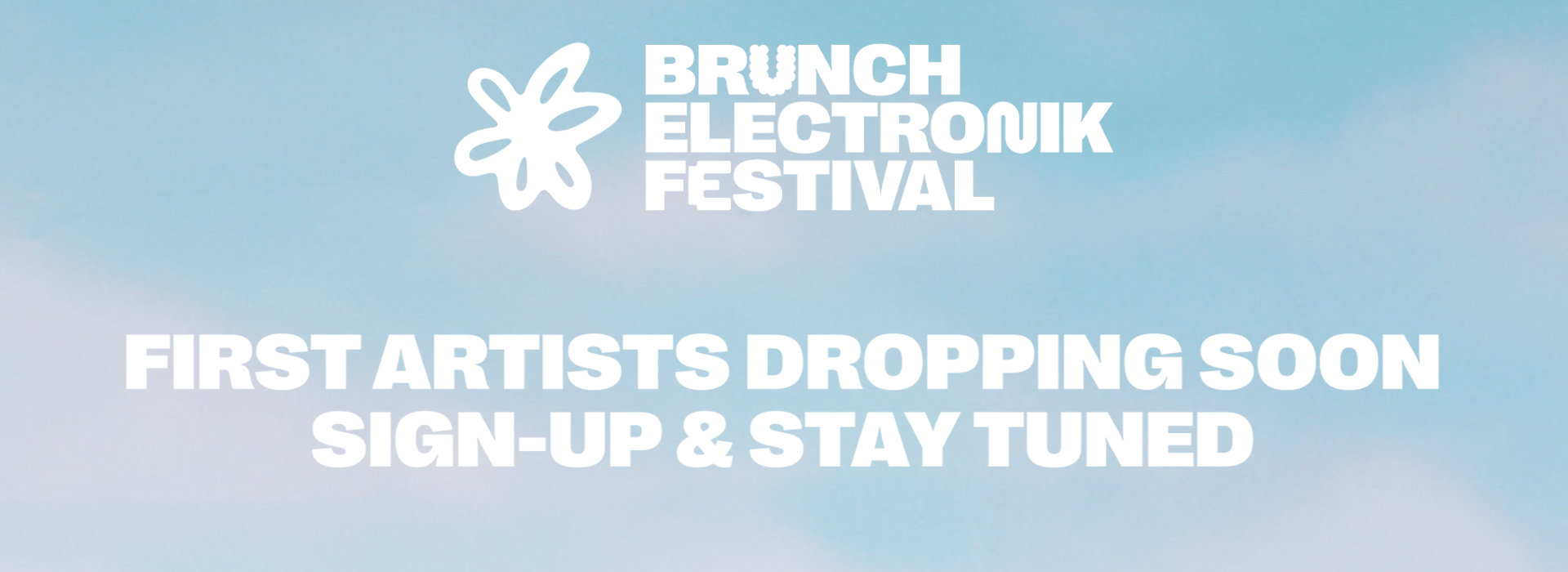 Brunch Electronik Festival Sign Up