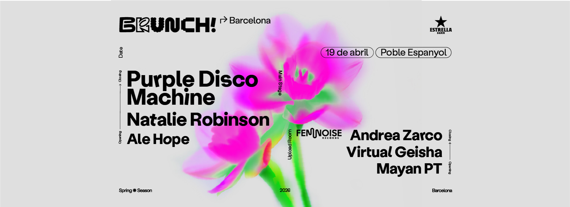 BRUNCH ELECTRONIK BARCELONA 19.04
