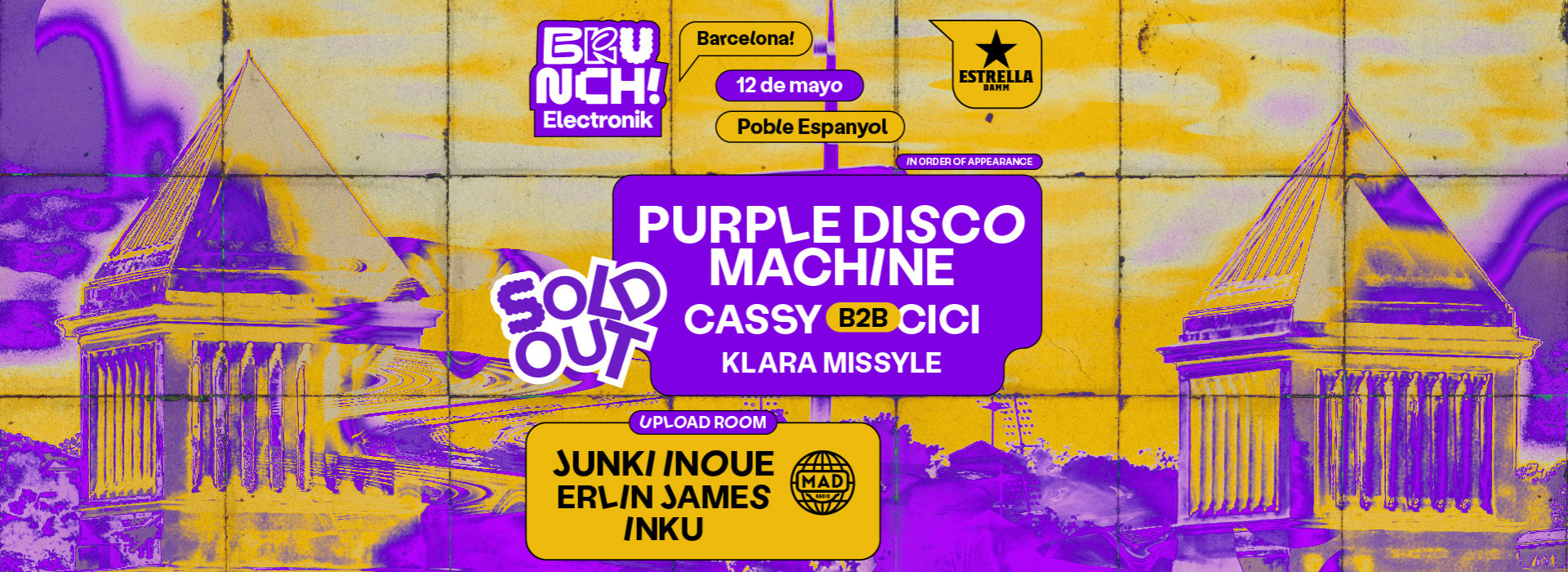 Brunch Electronik #7 Purple Disco Machine, Cassy b2b Cici, Klara Missyle y más