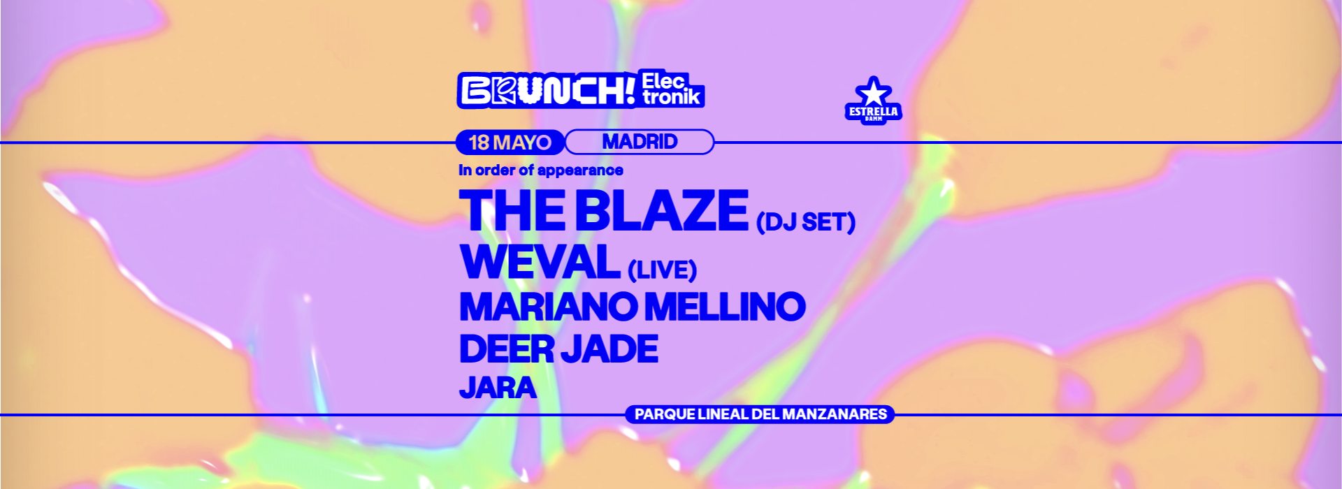 Weekender #2 Brunch Electronik Madrid: The Blaze (DJ Set), Weval (Live) & más