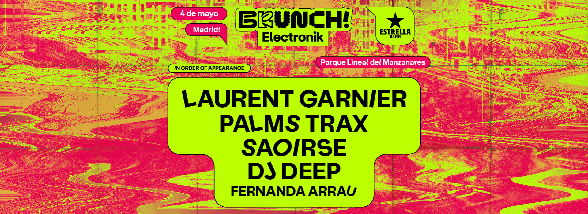 Brunch Electronik Madrid #1: Laurent Garnier, Palms Trax, Saoirse y más
