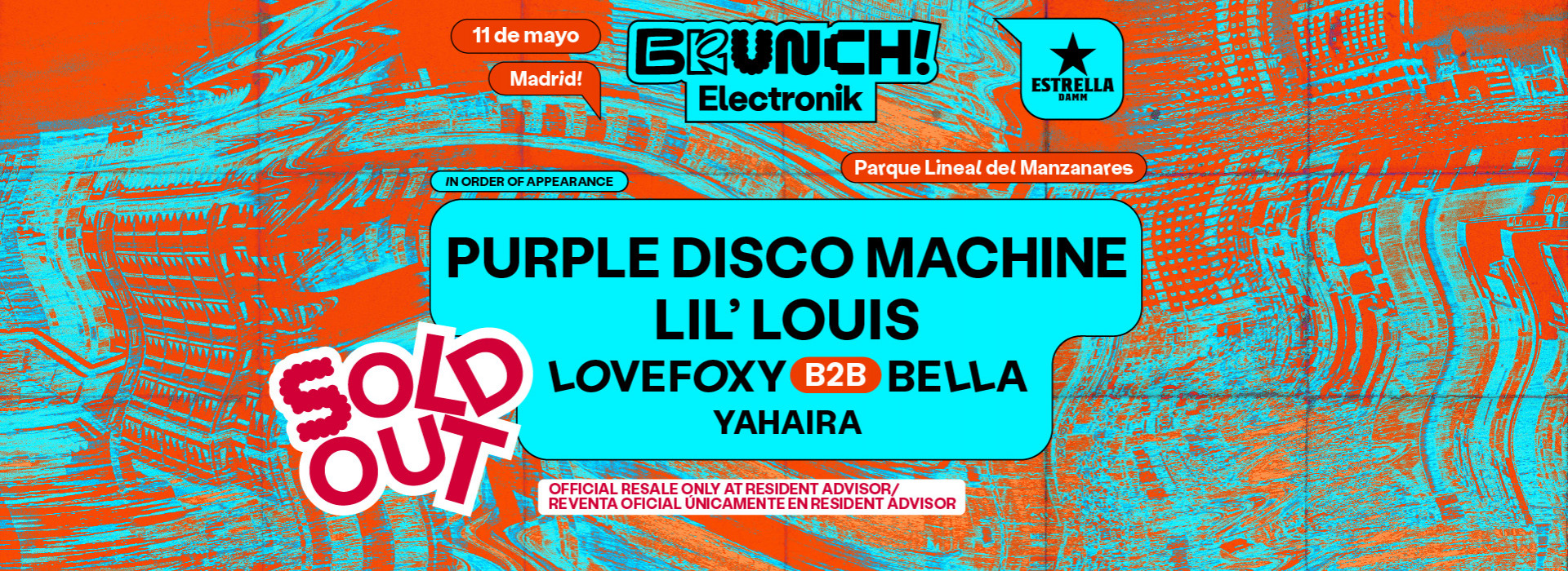 Brunch Electronik Madrid #2: Purple Disco Machine, Lil' Louis y más