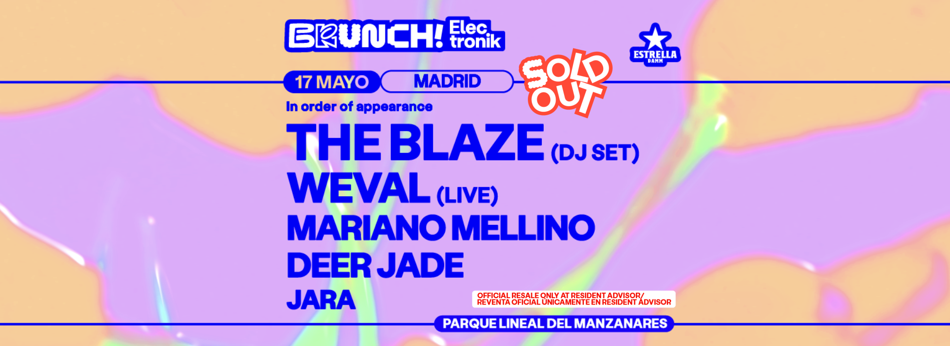 Weekender #2 Brunch Electronik Madrid: The Blaze (DJ Set), Weval (Live) & más