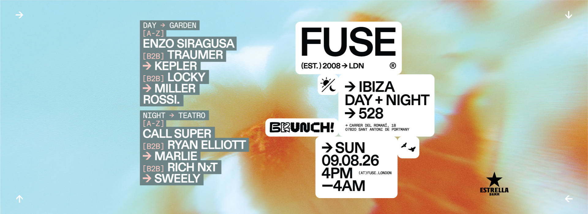 FUSE x Brunch Ibiza 09.08
