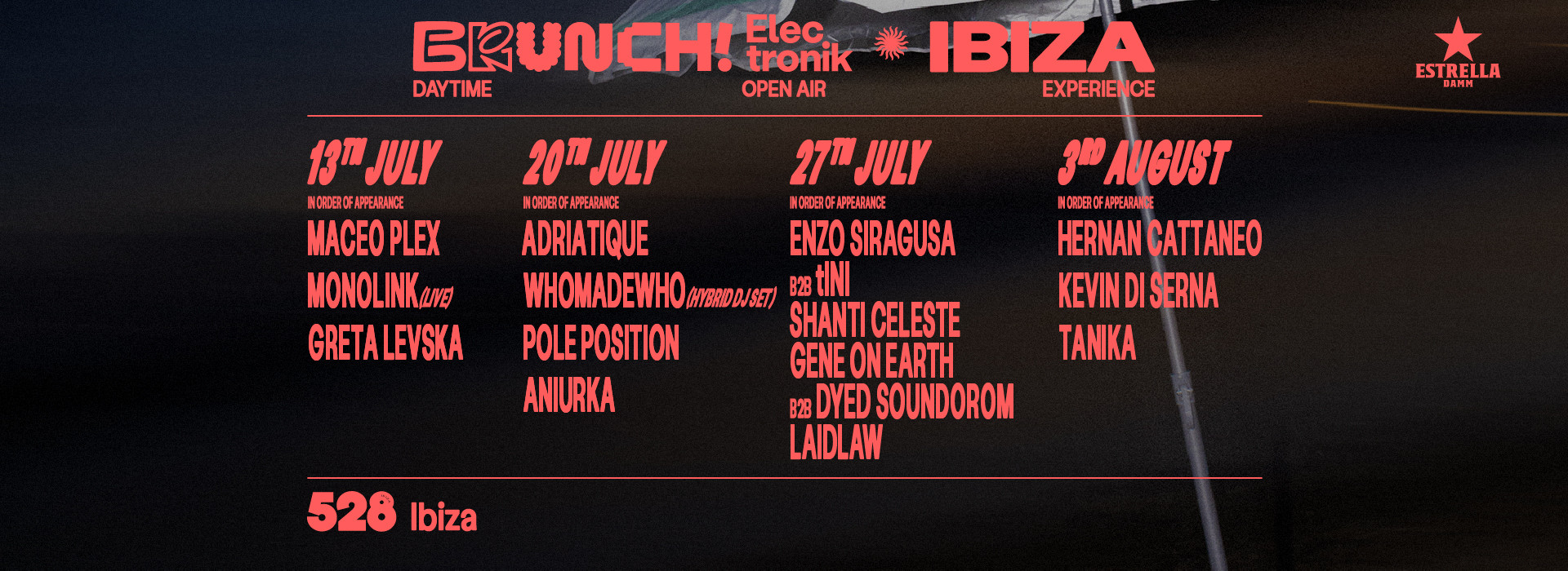 BRUNCH ELECTRONIK IBIZA