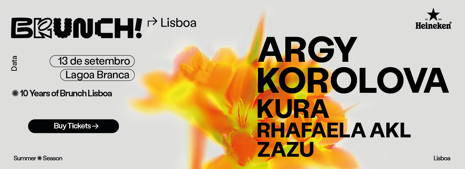 BRUNCH ELECTRONIK LISBOA 2026 #6: ARGY, KOROLOVA, KURA, Rhafaela AKL, ZAZU