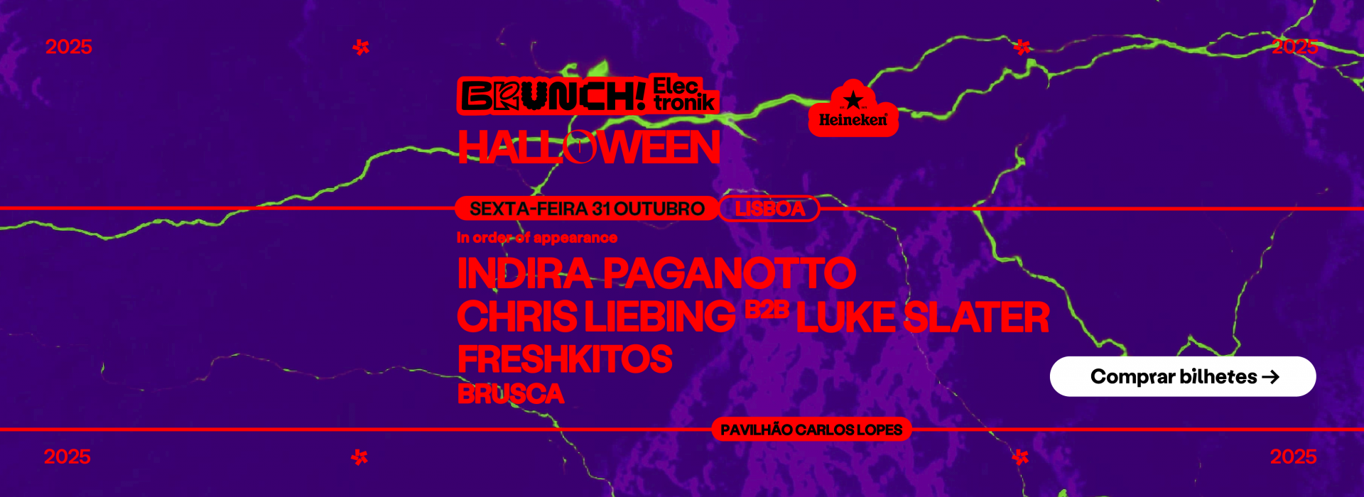 BRUNCH ELECTRONIK LISBOA HALLOWEEN SPECIAL PARTY 31st OCT