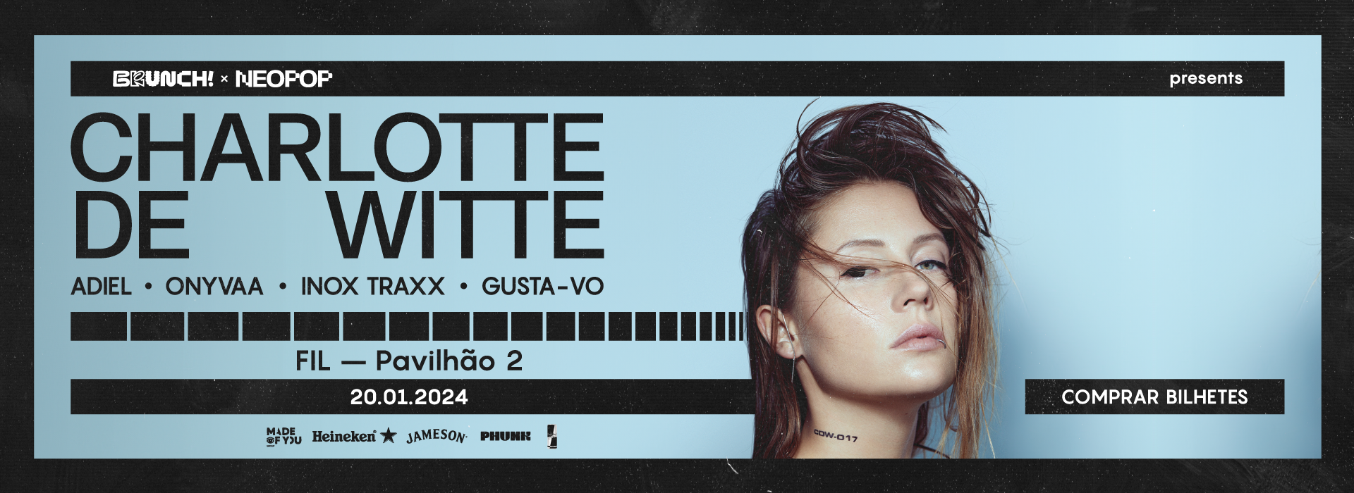 Brunch Electronik Lisboa X Neopop Festival presents Charlotte de Witte + TBA